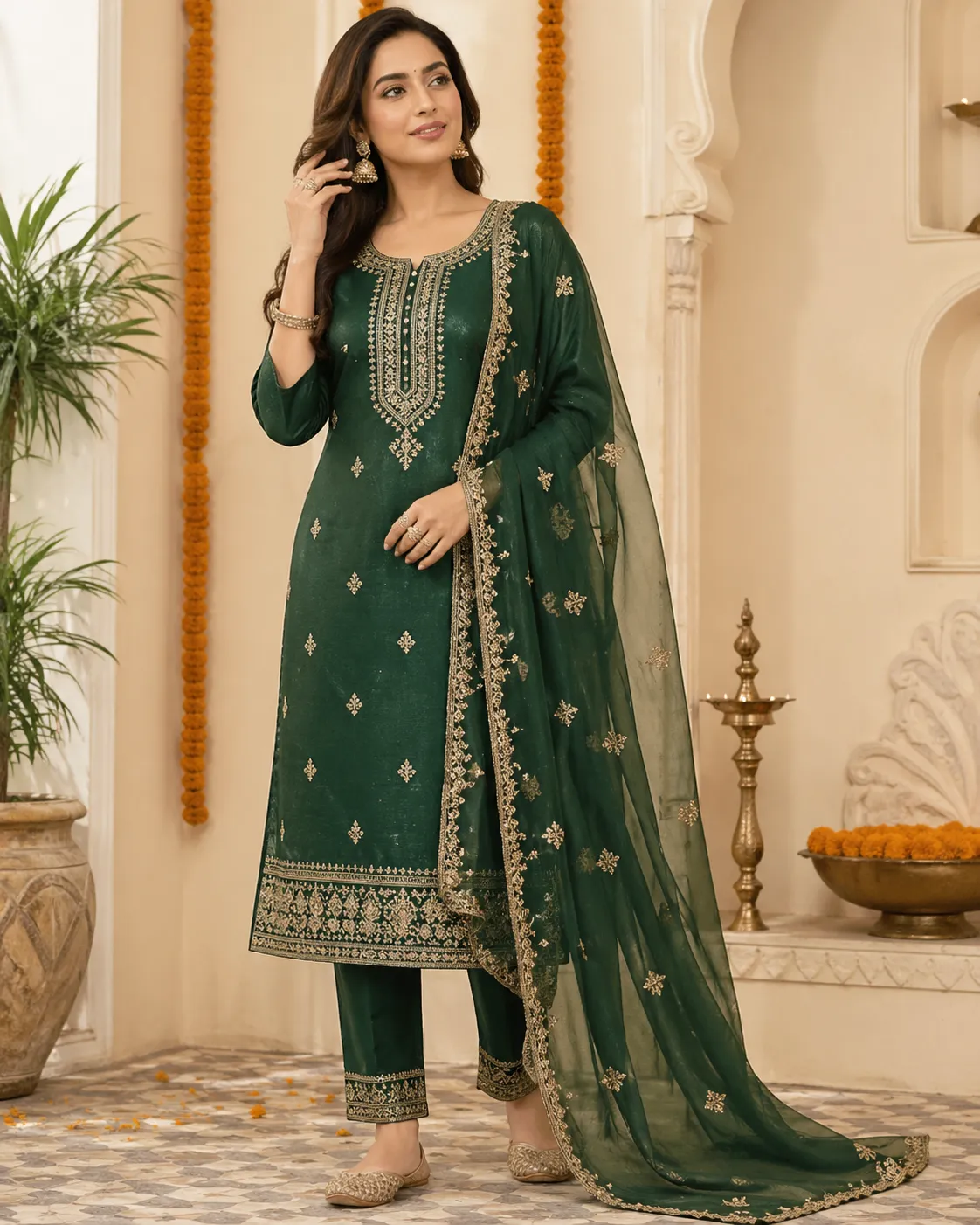 Royal Suit Set Green