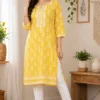 Casual Kurti Yellow